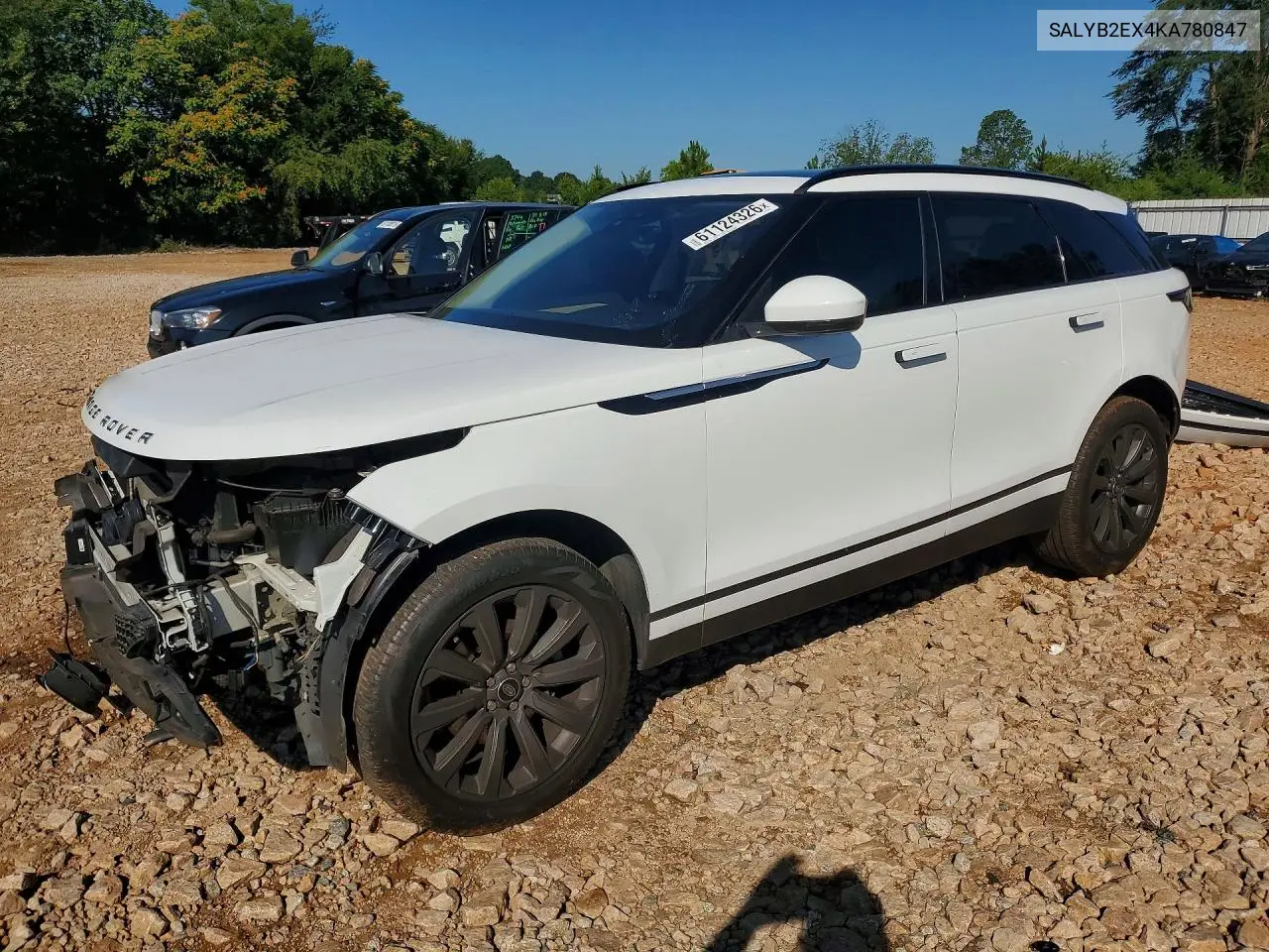 2019 Land Rover Range Rover Velar S VIN: SALYB2EX4KA780847 Lot: 61124326
