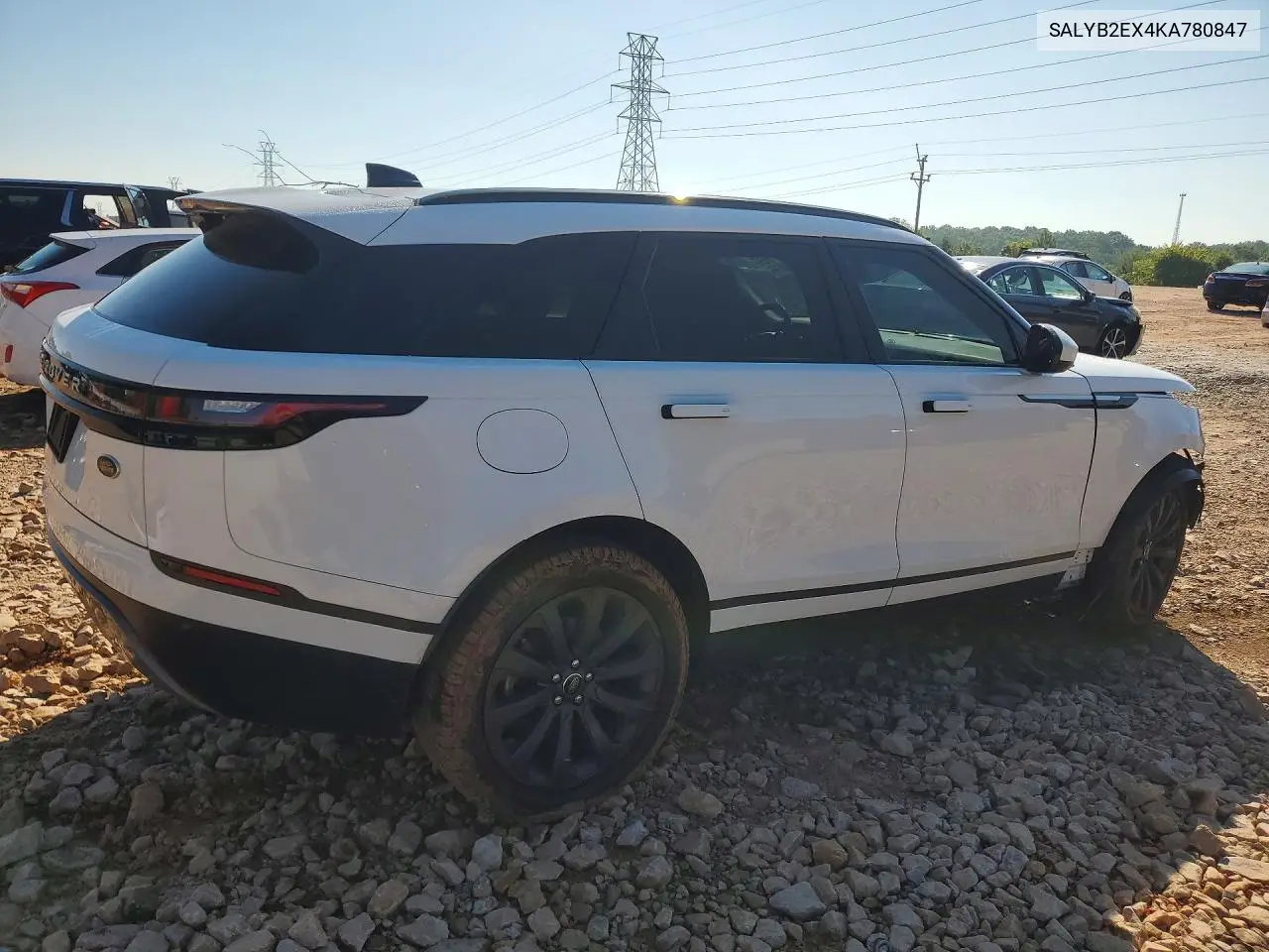 2019 Land Rover Range Rover Velar S VIN: SALYB2EX4KA780847 Lot: 61124326