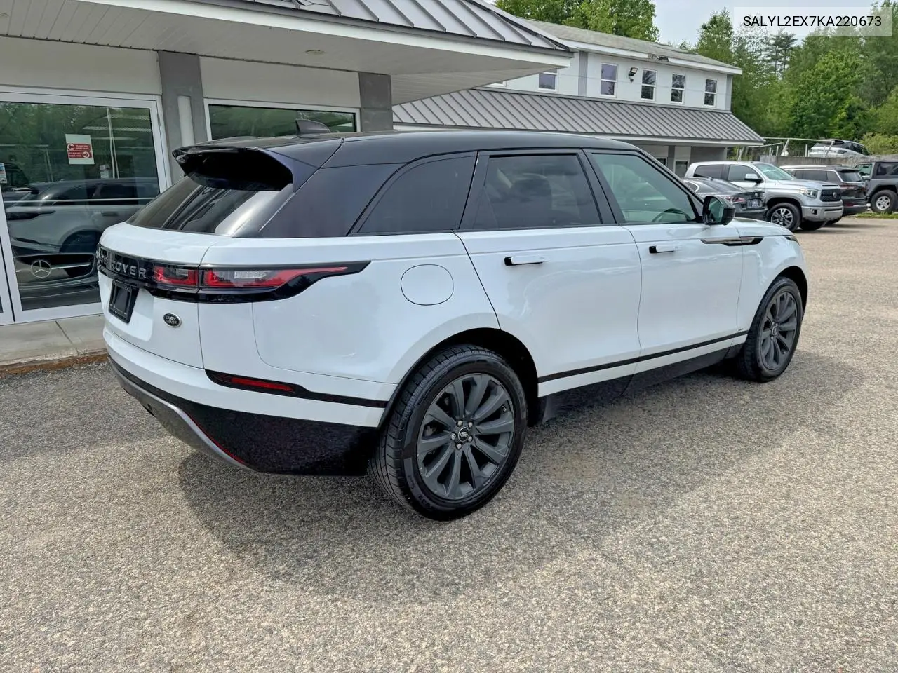 2019 Land Range Rove VIN: SALYL2EX7KA220673 Lot: 61552816