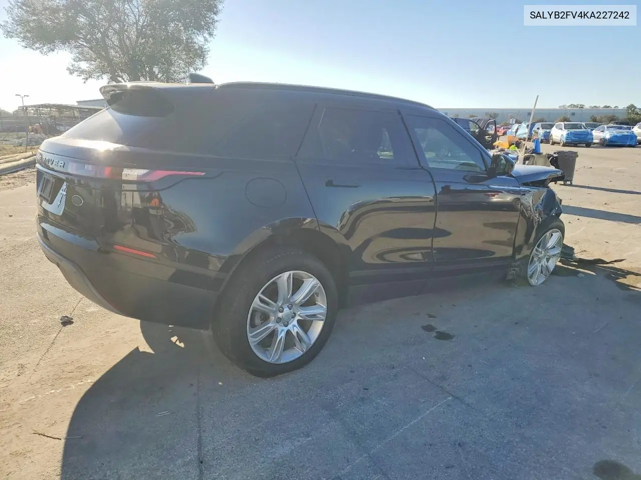 2019 Land Rover Range Rover Velar S VIN: SALYB2FV4KA227242 Lot: 74628575