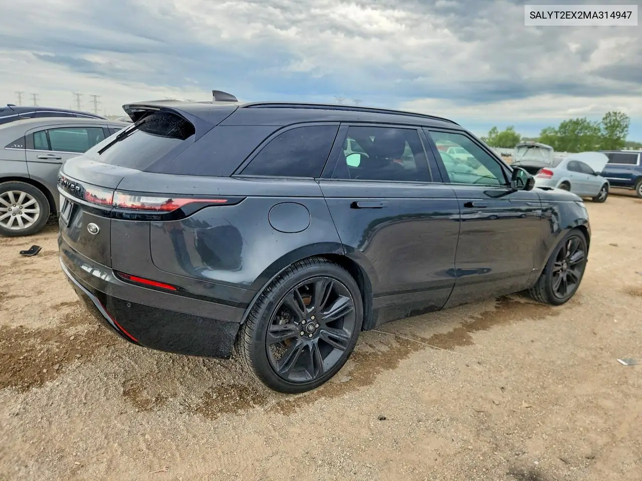 2021 Land Rover Range Rover Velar R-Dynamic S VIN: SALYT2EX2MA314947 Lot: 58278136