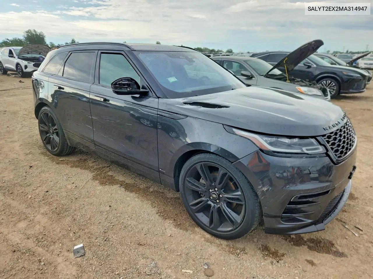 2021 Land Rover Range Rover Velar R-Dynamic S VIN: SALYT2EX2MA314947 Lot: 58278136