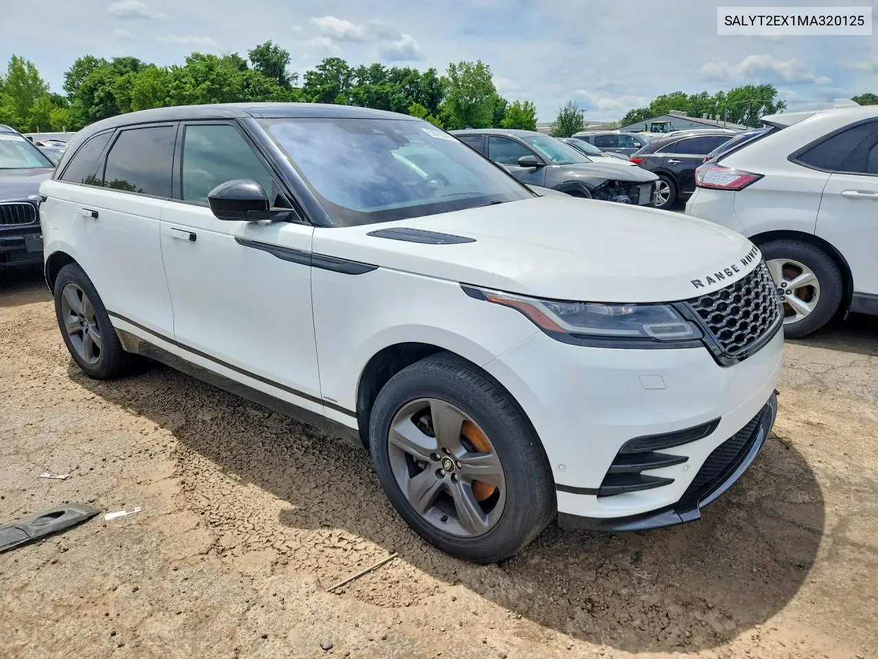 2021 Land Rover Range Rover Velar R-Dynamic S VIN: SALYT2EX1MA320125 Lot: 59789046