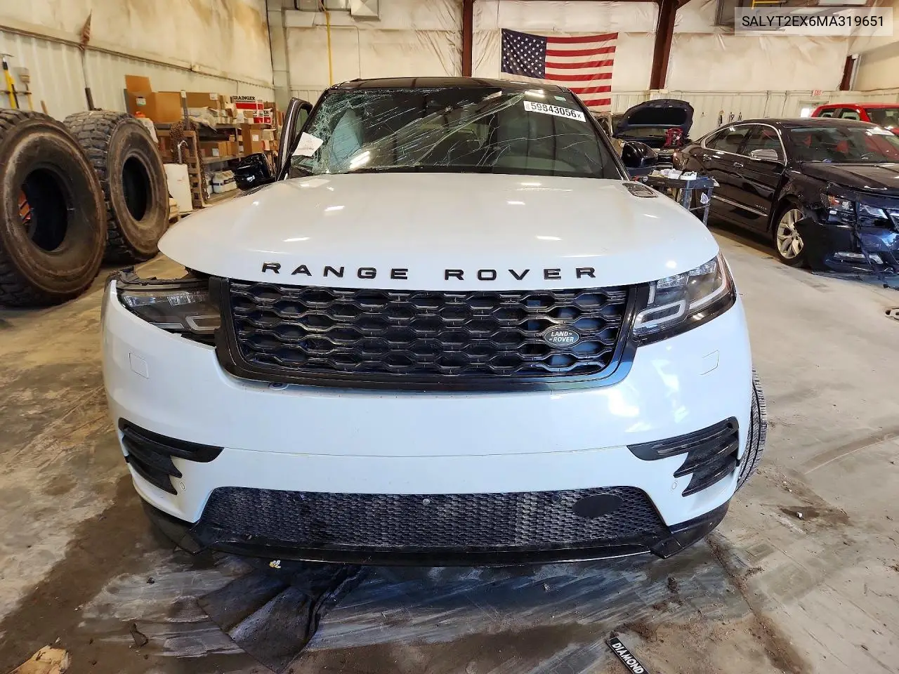 2021 Land Rover Range Rover Velar R-Dynamic S VIN: SALYT2EX6MA319651 Lot: 59843056