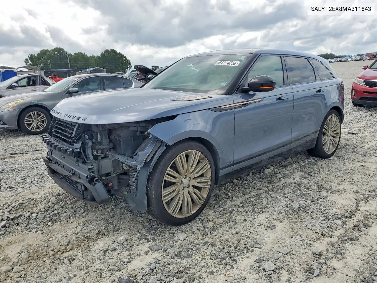 2021 Land Rover Range Rover Velar R-Dynamic S VIN: SALYT2EX8MA311843 Lot: 61214356