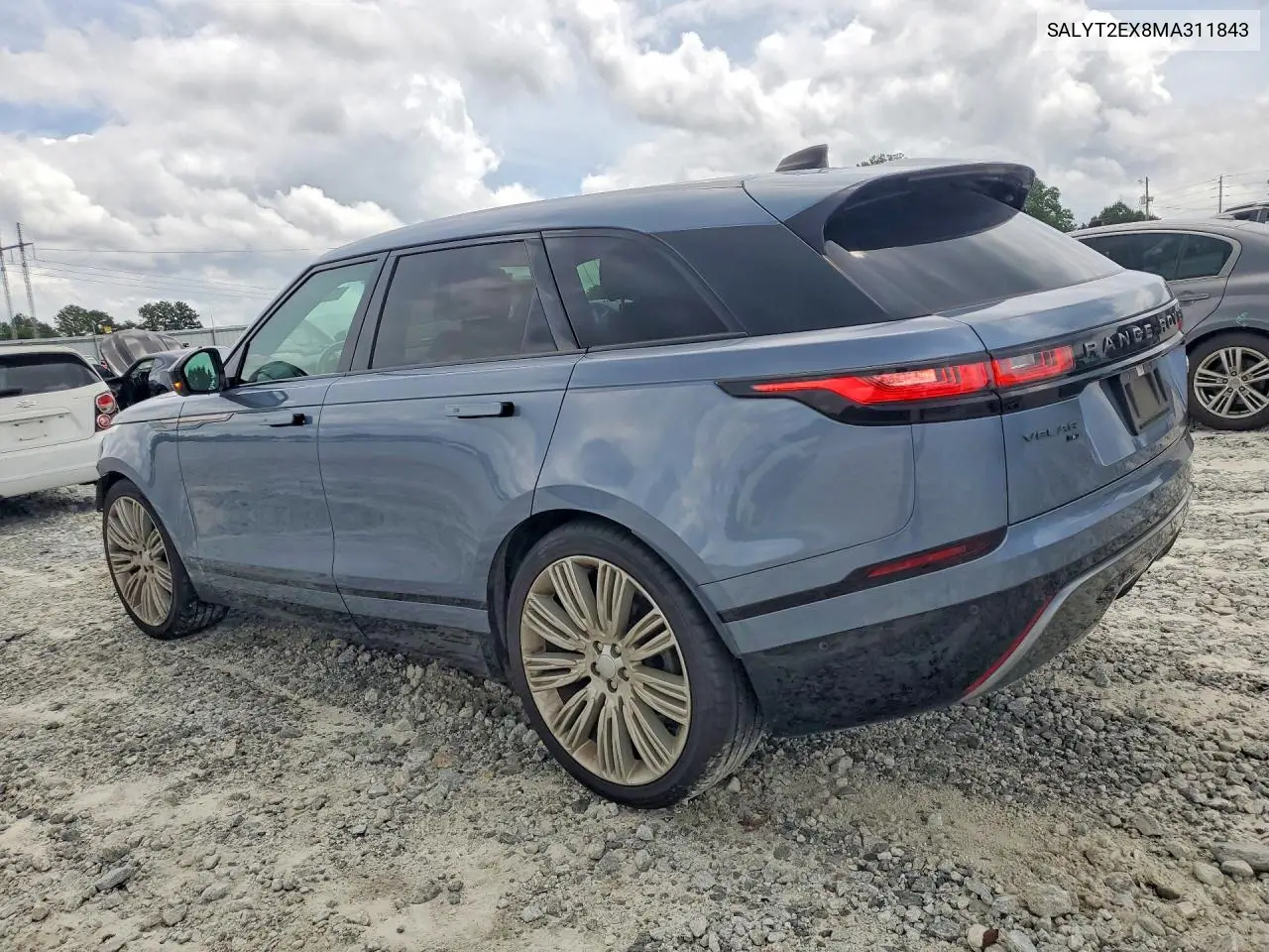 2021 Land Rover Range Rover Velar R-Dynamic S VIN: SALYT2EX8MA311843 Lot: 61214356