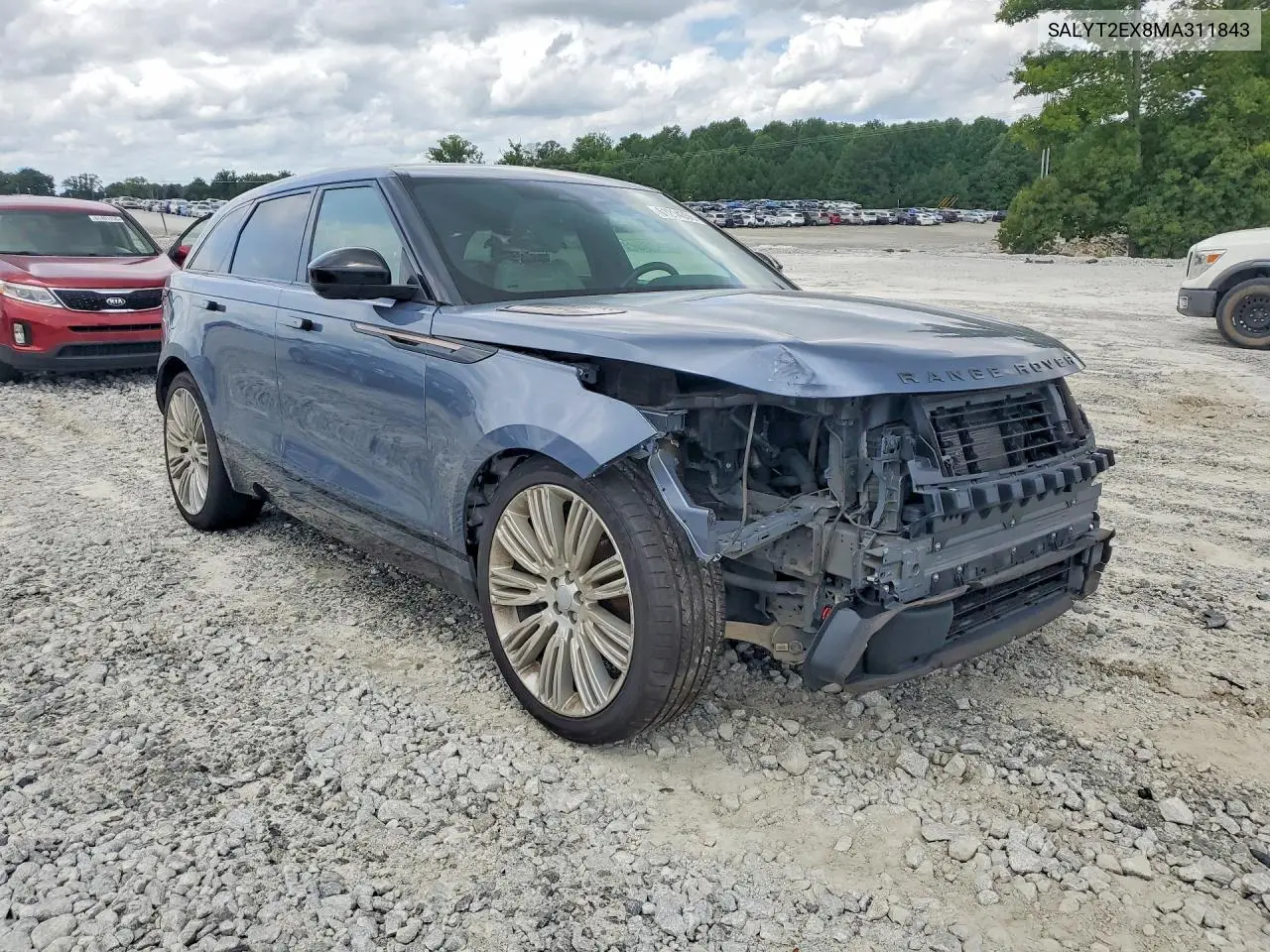 2021 Land Rover Range Rover Velar R-Dynamic S VIN: SALYT2EX8MA311843 Lot: 61214356