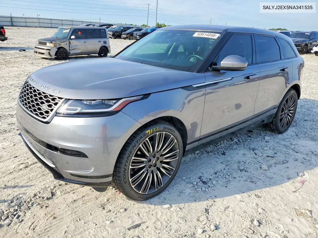 2022 Land Rover Range Rover Velar S VIN: SALYJ2EX5NA341535 Lot: 60614046