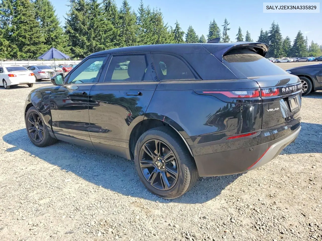 2022 Land Rover Range Rover Velar S VIN: SALYJ2EX3NA335829 Lot: 60782976