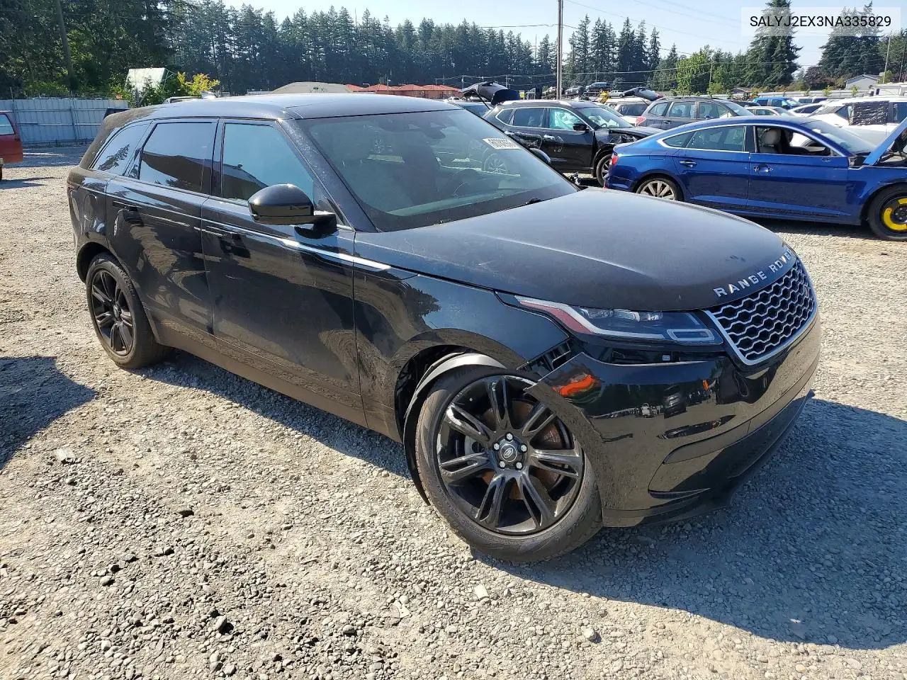 2022 Land Rover Range Rover Velar S VIN: SALYJ2EX3NA335829 Lot: 60782976