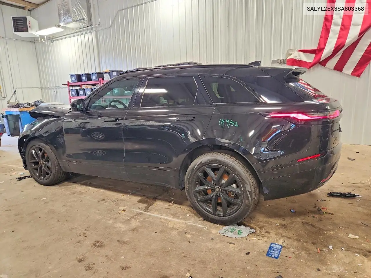 2025 Land Rover Range Rover Velar Dynamic Se VIN: SALYL2EX3SA803368 Lot: 59352986