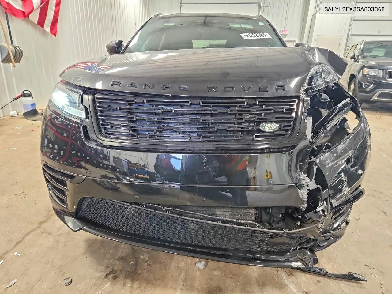 2025 Land Rover Range Rover Velar Dynamic Se VIN: SALYL2EX3SA803368 Lot: 59352986