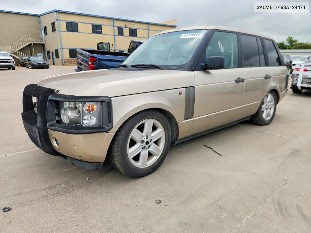 2003 Land Rover Range Rover Hse VIN: SALME11483A124471 Lot: 57339446