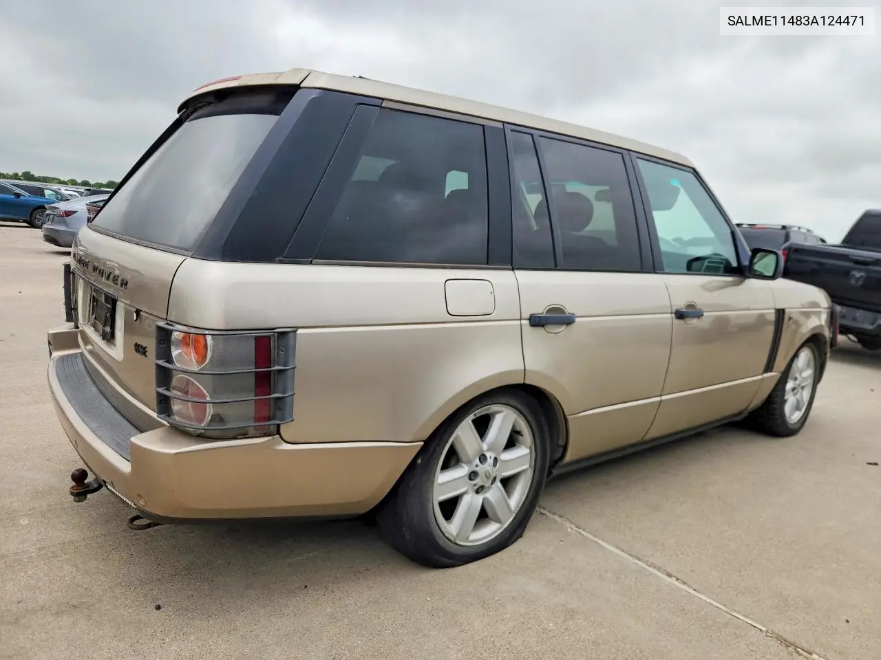 2003 Land Rover Range Rover Hse VIN: SALME11483A124471 Lot: 57339446