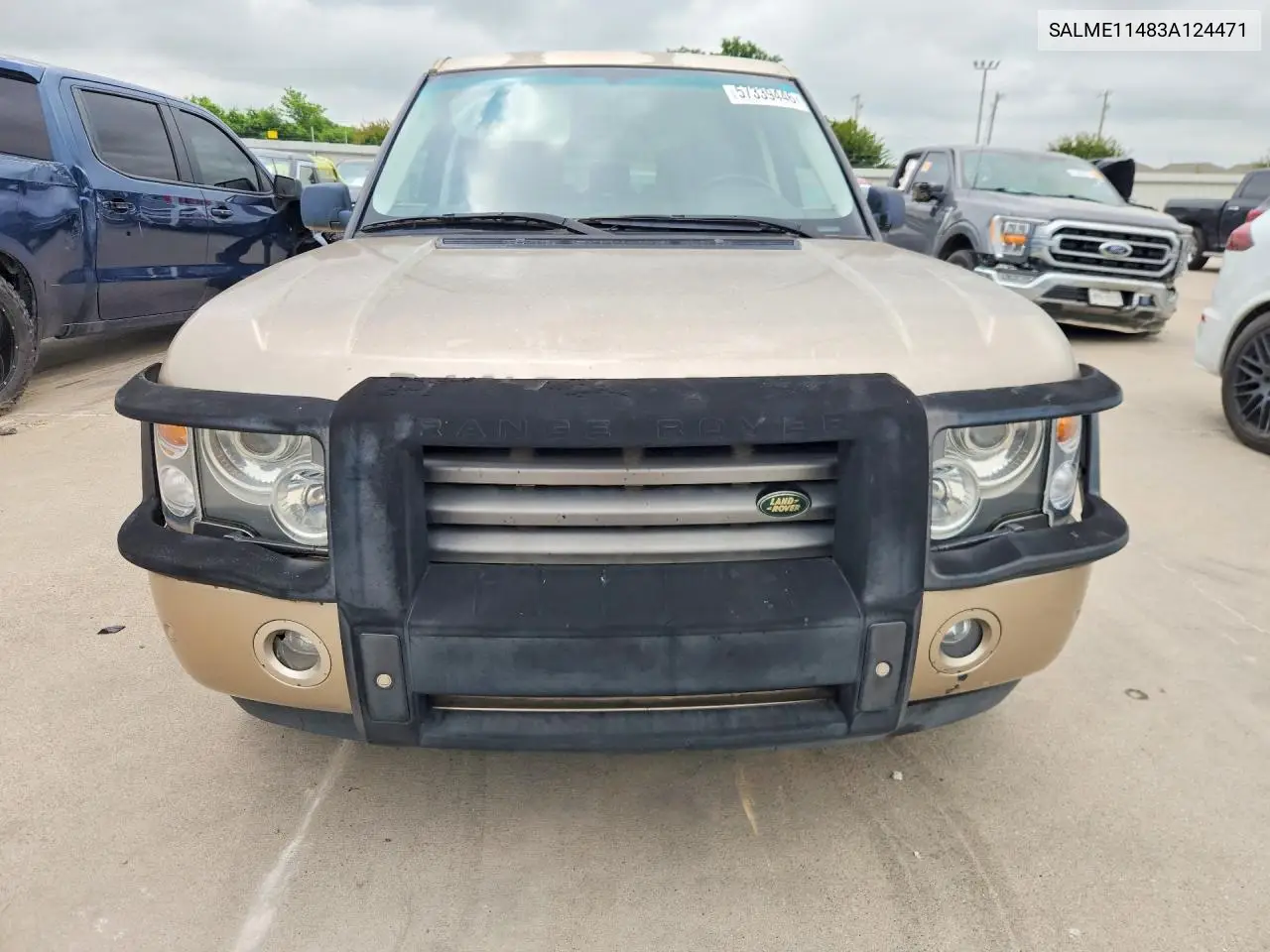 2003 Land Rover Range Rover Hse VIN: SALME11483A124471 Lot: 57339446