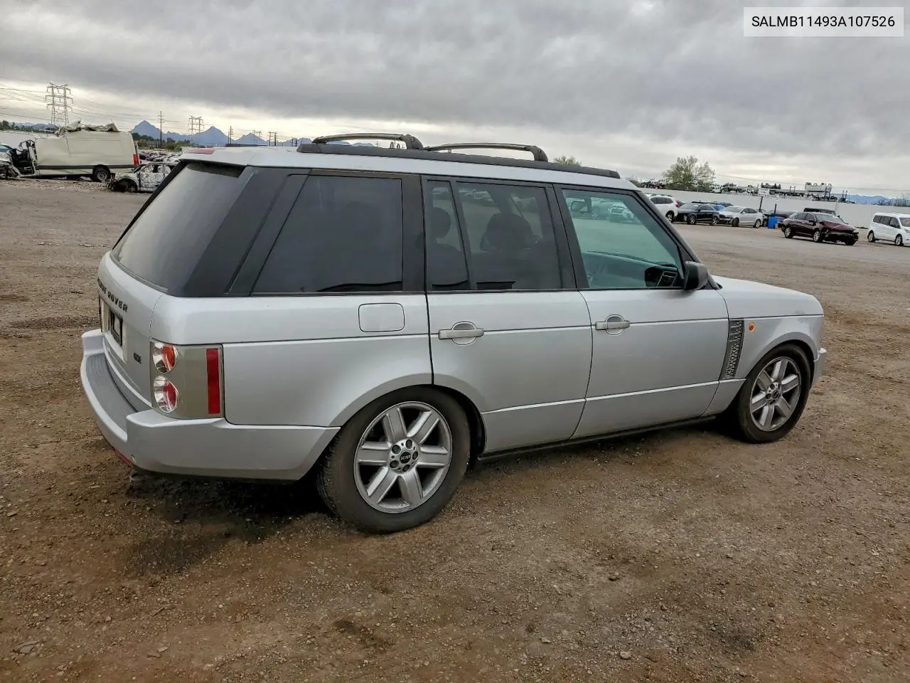 SALMB11493A107526 2003 Land Range Rove
