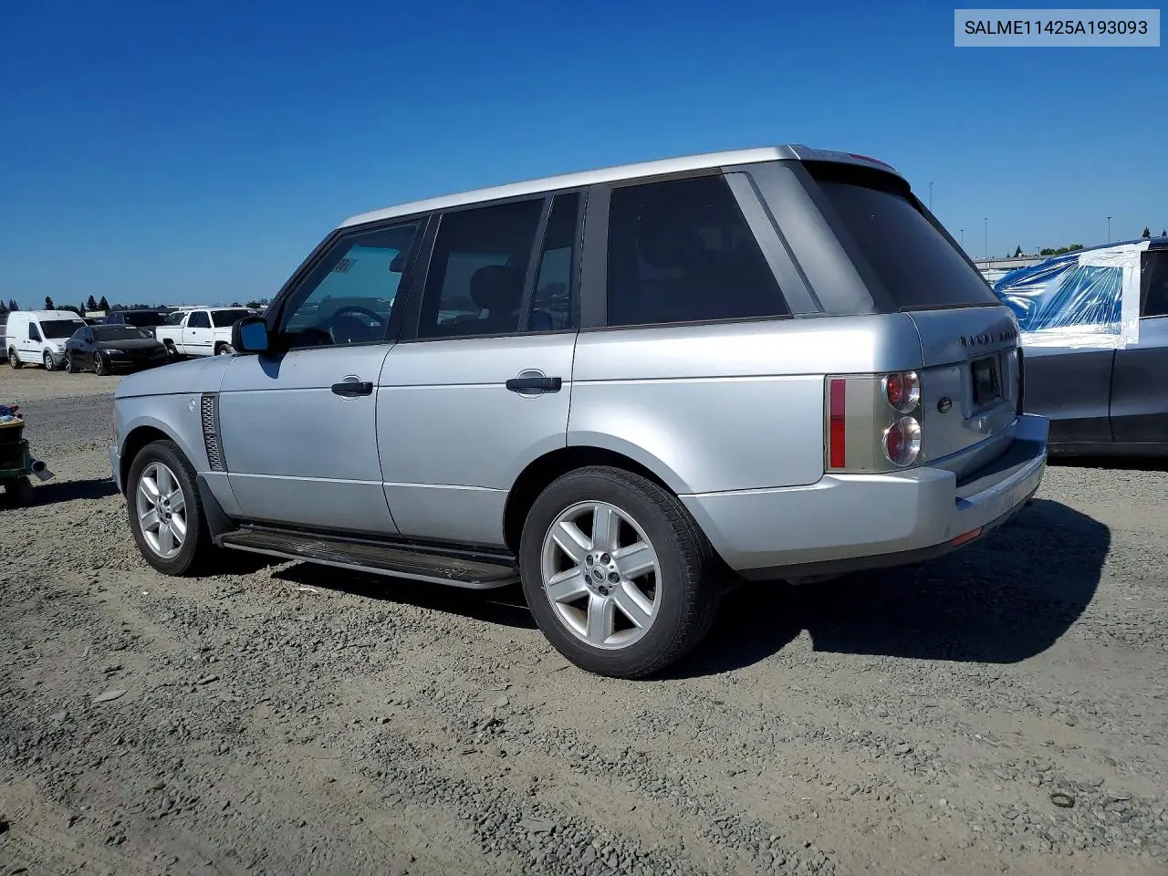 2005 Land Rover Range Rover Hse VIN: SALME11425A193093 Lot: 60702466