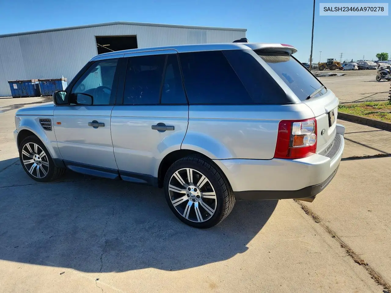 2006 Land Rover Range Rover Sport Supercharged VIN: SALSH23466A970278 Lot: 56242006