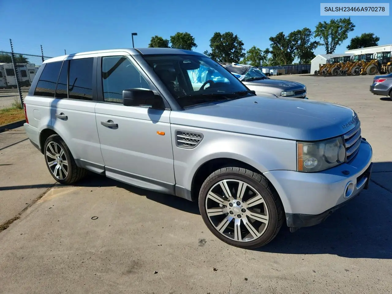 2006 Land Rover Range Rover Sport Supercharged VIN: SALSH23466A970278 Lot: 56242006
