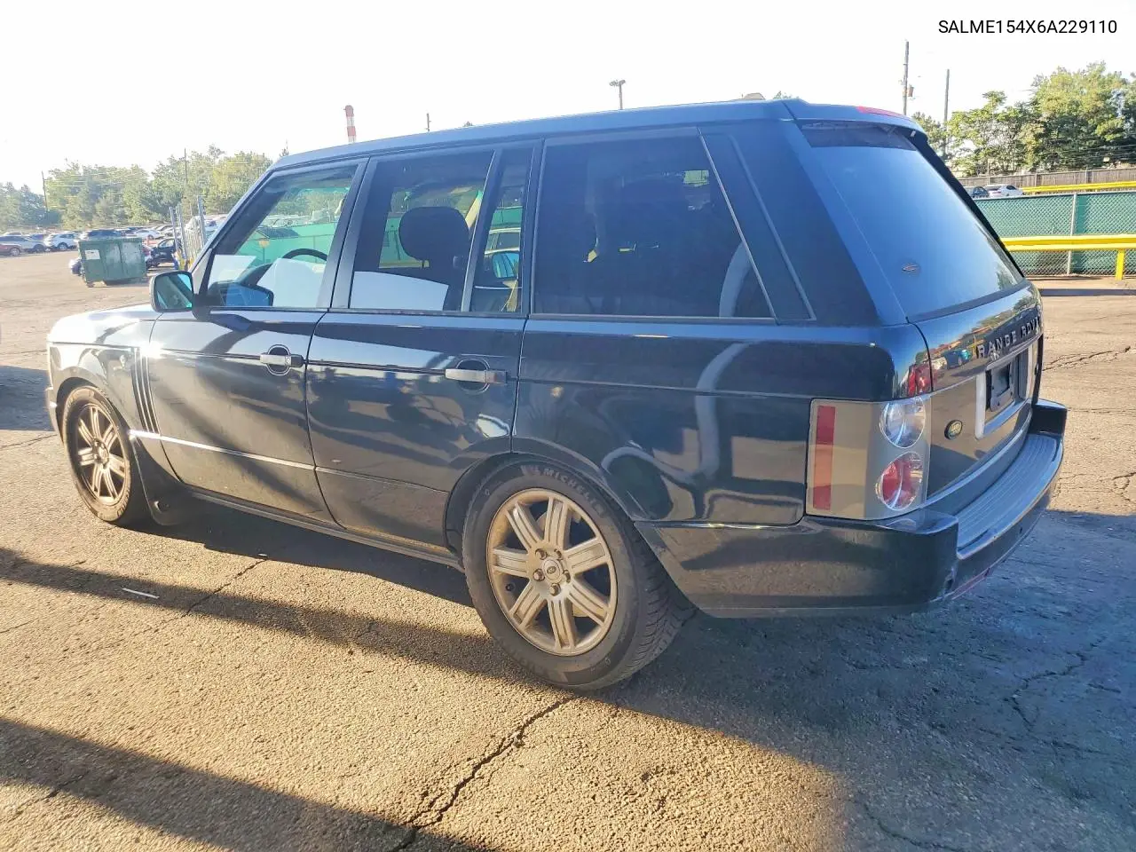 2006 Land Rover Range Rover Hse VIN: SALME154X6A229110 Lot: 57345866