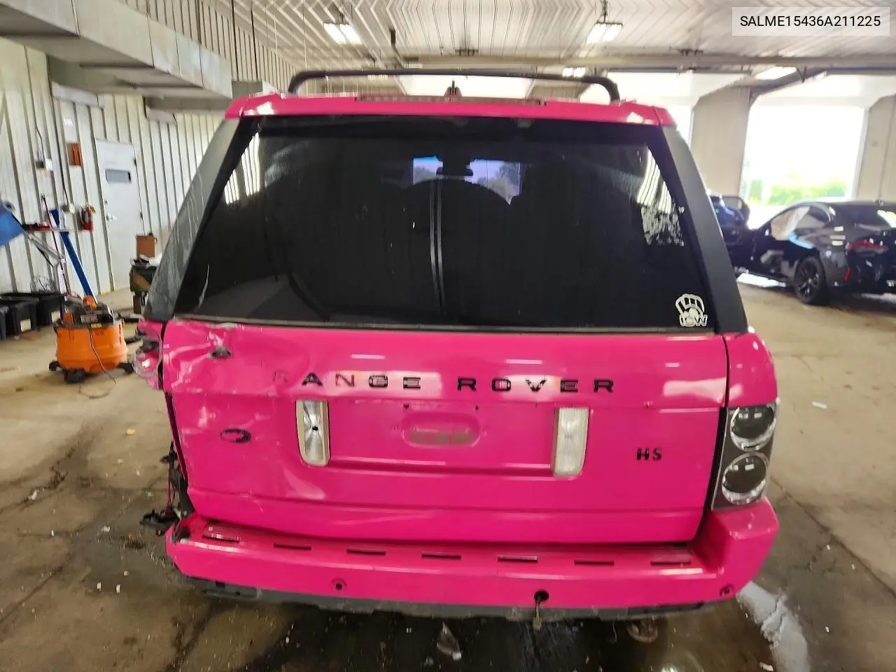 2006 Land Rover Range Rover Hse VIN: SALME15436A211225 Lot: 58008506