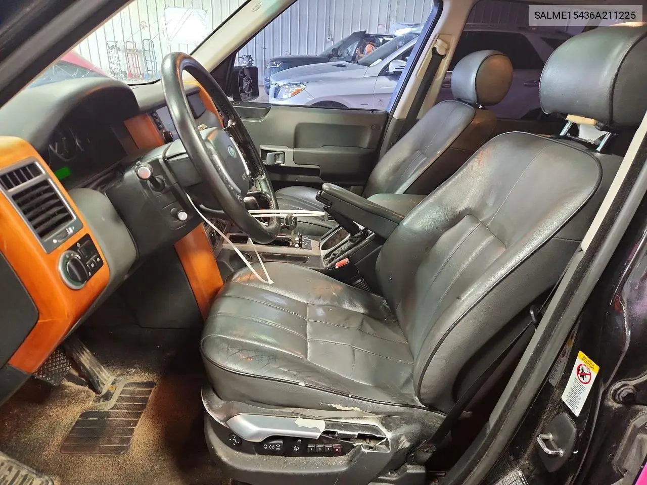 2006 Land Rover Range Rover Hse VIN: SALME15436A211225 Lot: 58008506