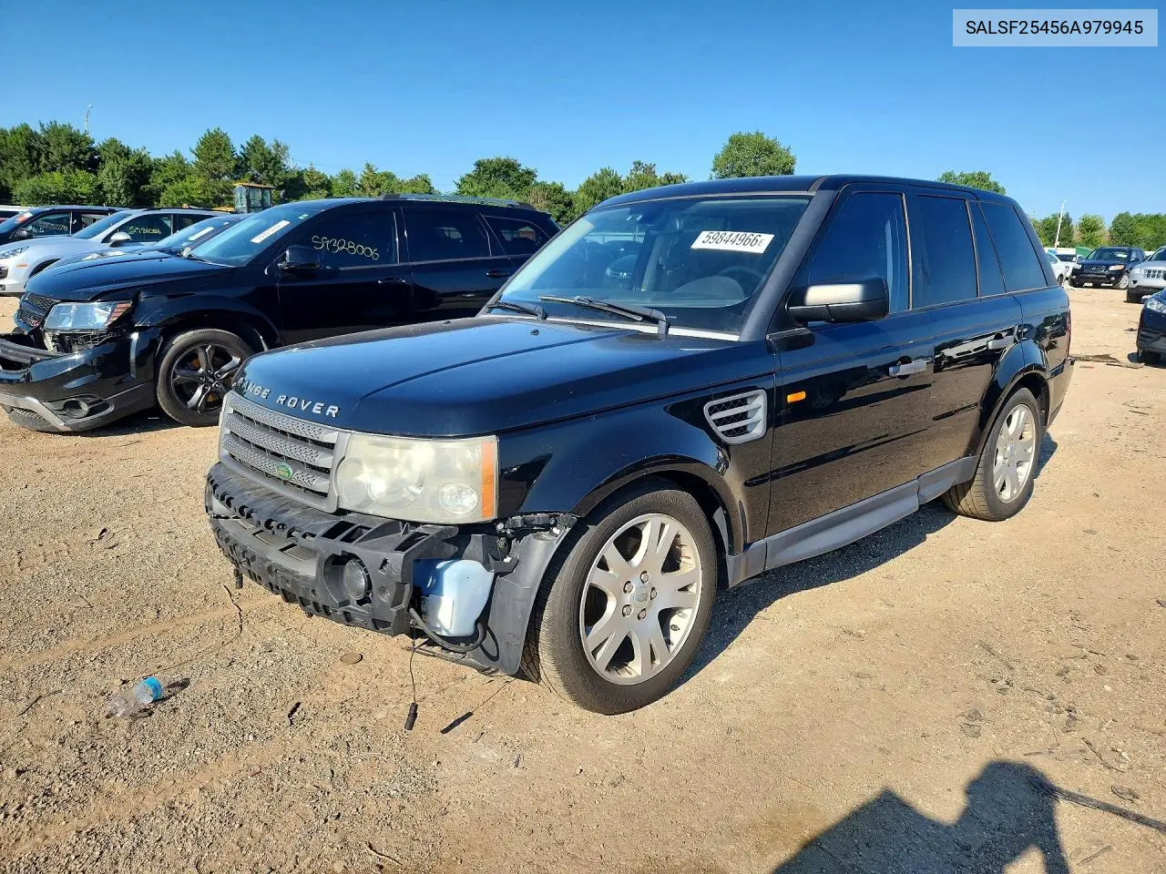 2006 Land Rover Range Rover Sport Hse VIN: SALSF25456A979945 Lot: 59844966