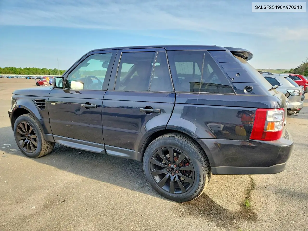 2006 Land Rover Range Rover Sport Hse VIN: SALSF25496A970343 Lot: 61076796