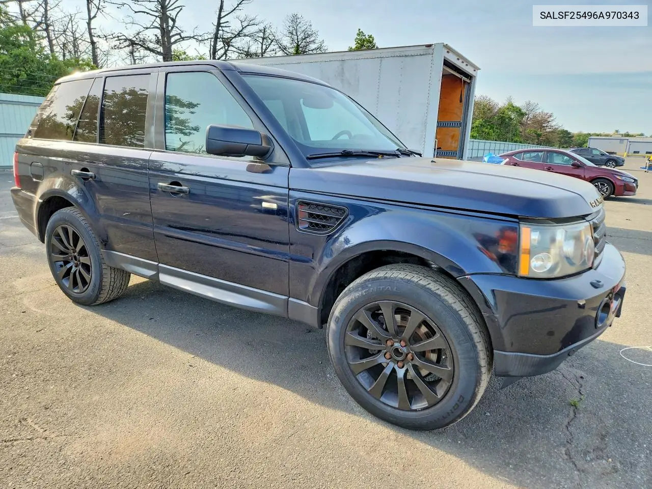 2006 Land Rover Range Rover Sport Hse VIN: SALSF25496A970343 Lot: 61076796