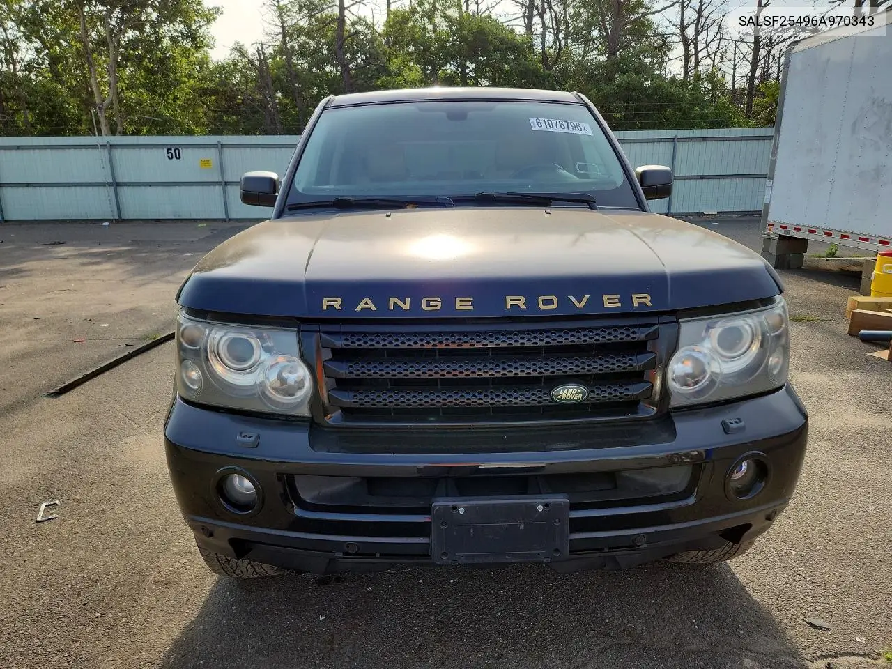 2006 Land Rover Range Rover Sport Hse VIN: SALSF25496A970343 Lot: 61076796