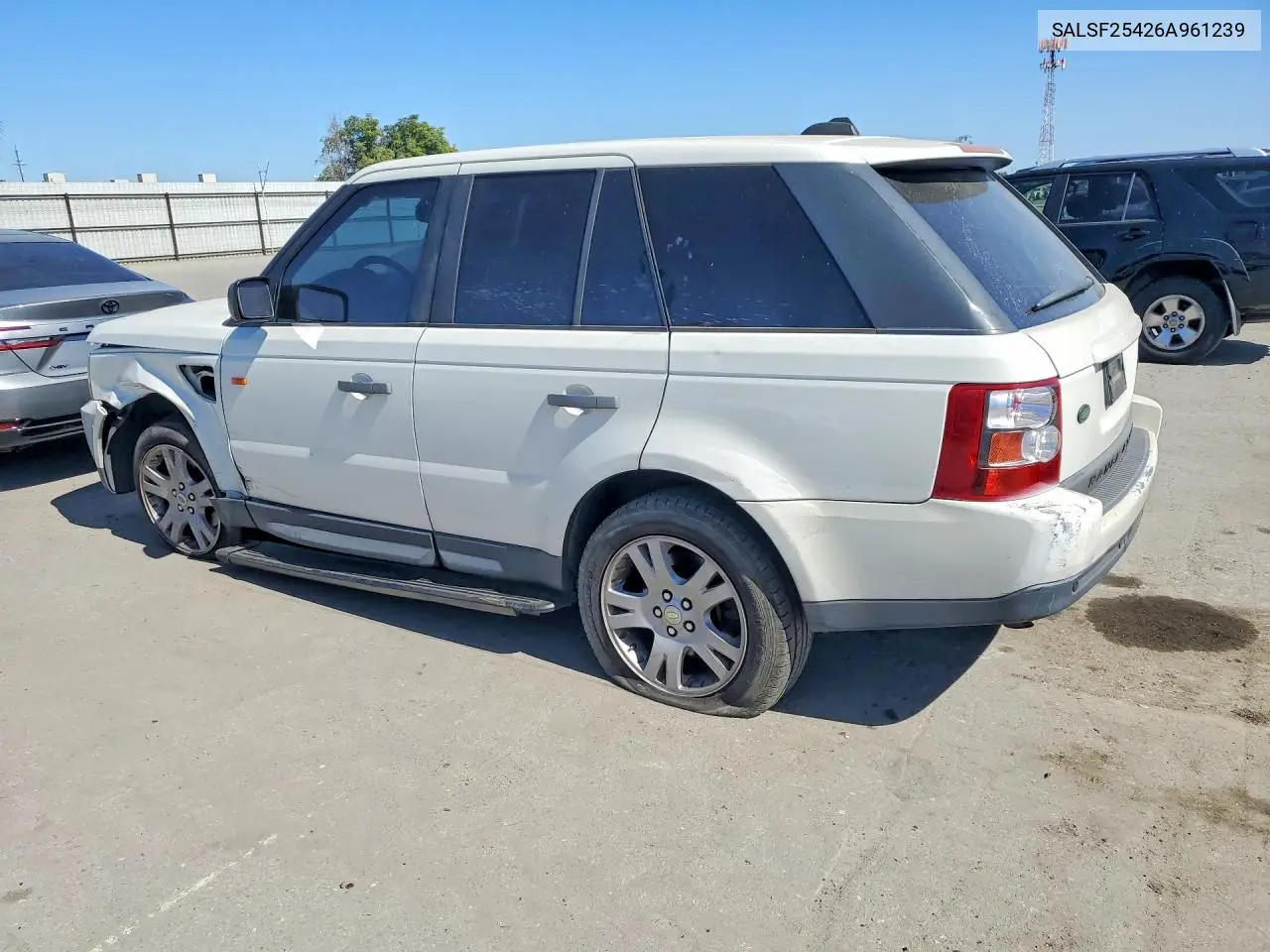 2006 Land Rover Range Rover Sport Hse VIN: SALSF25426A961239 Lot: 61438766