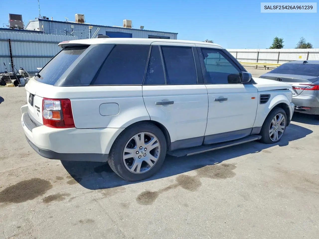 2006 Land Rover Range Rover Sport Hse VIN: SALSF25426A961239 Lot: 61438766