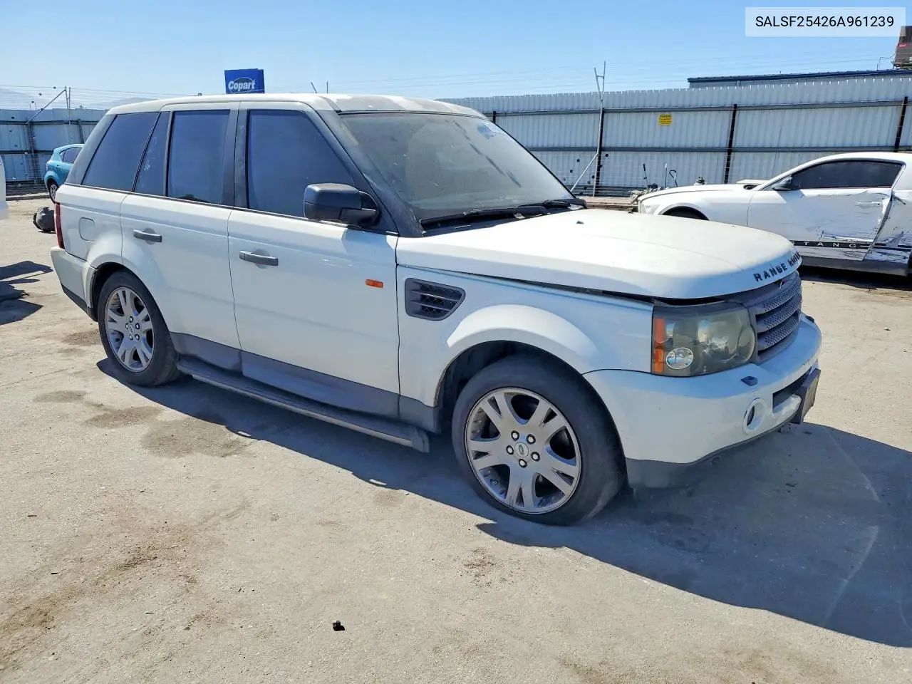 2006 Land Rover Range Rover Sport Hse VIN: SALSF25426A961239 Lot: 61438766