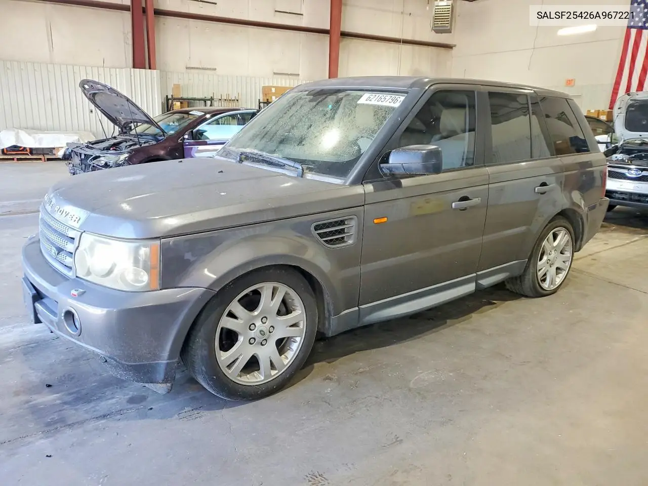 2006 Land Rover Range Rover Sport Hse VIN: SALSF25426A967221 Lot: 62165796