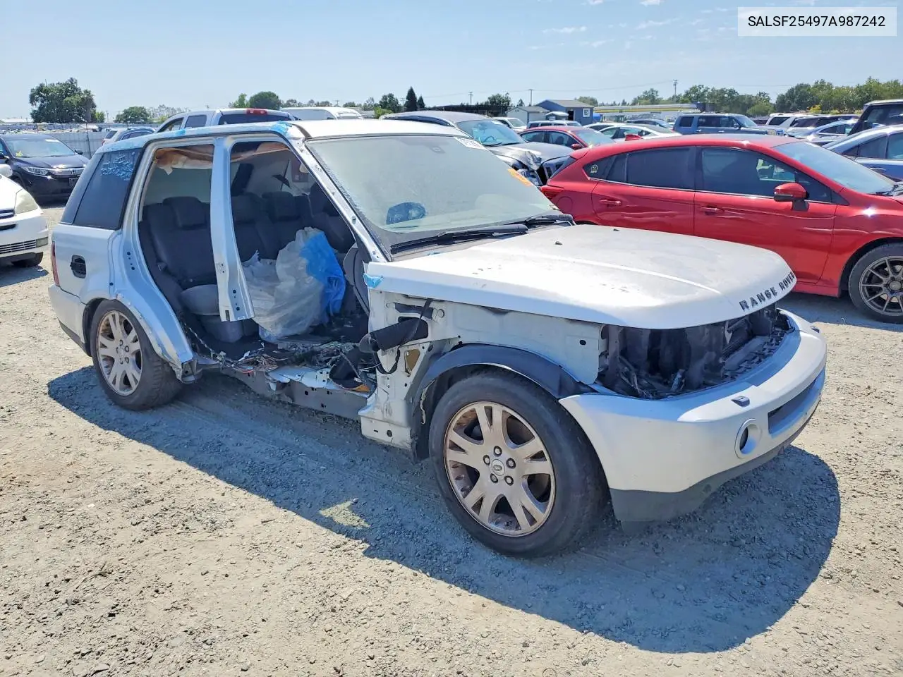 2007 Land Rover Range Rover Sport Hse VIN: SALSF25497A987242 Lot: 57972856