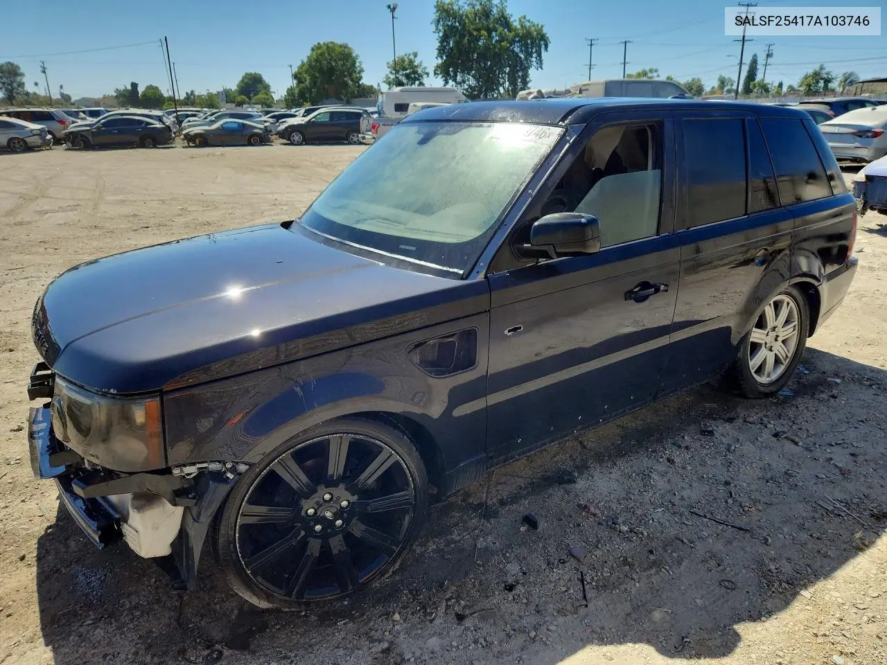 2007 Land Rover Range Rover Sport Hse VIN: SALSF25417A103746 Lot: 60153746
