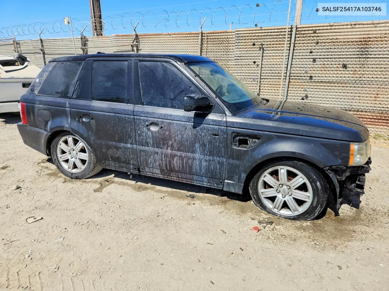 2007 Land Rover Range Rover Sport Hse VIN: SALSF25417A103746 Lot: 60153746