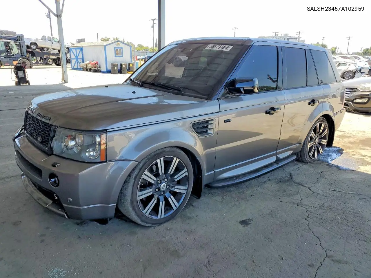 2007 Land Rover Range Rover Sport Supercharged VIN: SALSH23467A102959 Lot: 60821406