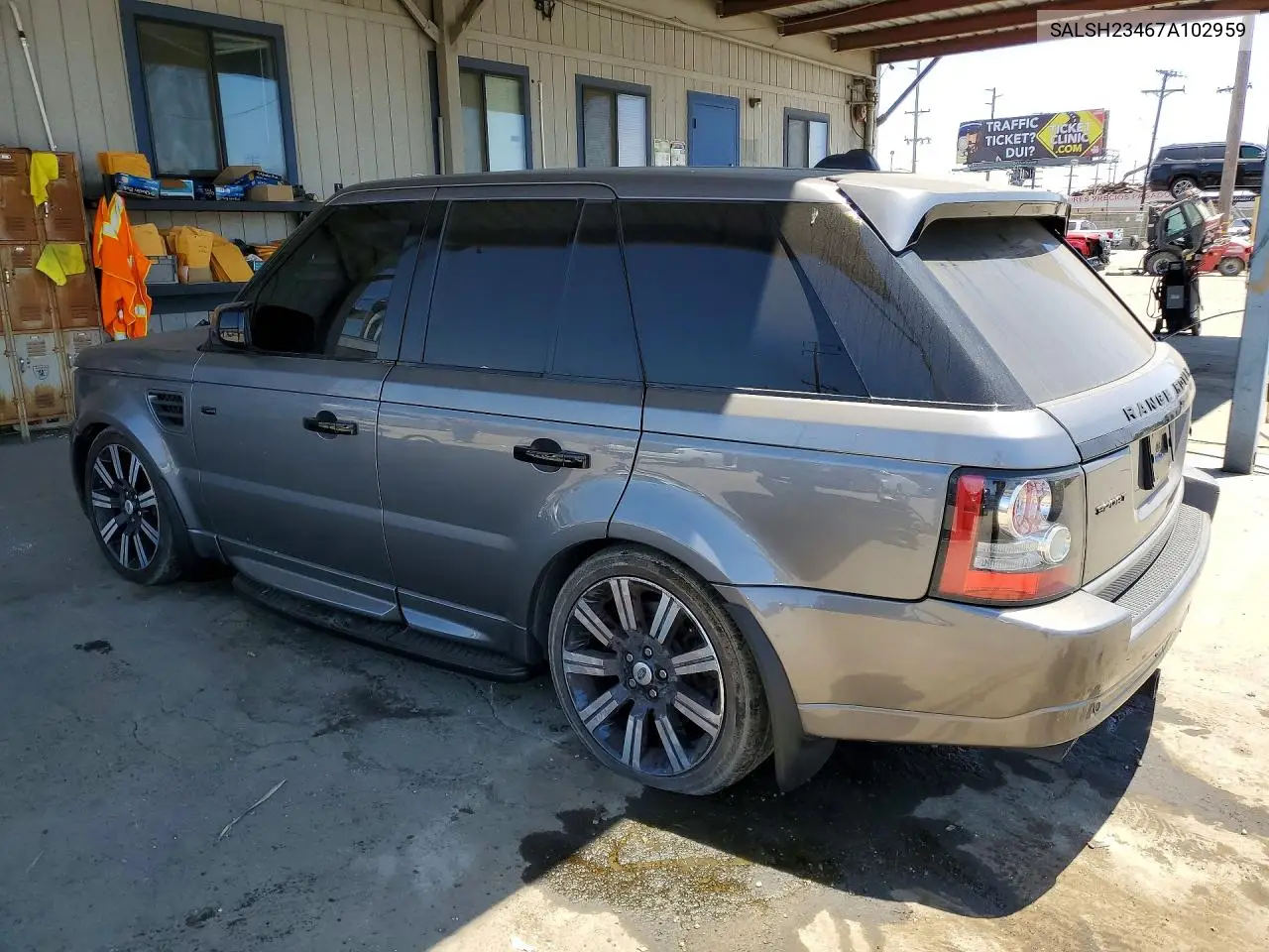 2007 Land Rover Range Rover Sport Supercharged VIN: SALSH23467A102959 Lot: 60821406