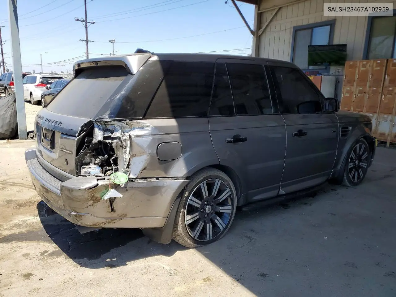 2007 Land Rover Range Rover Sport Supercharged VIN: SALSH23467A102959 Lot: 60821406