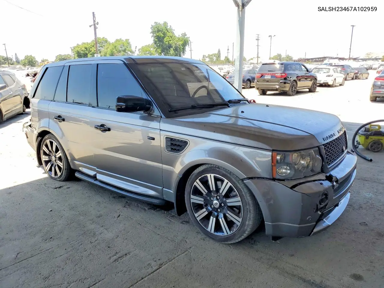 2007 Land Rover Range Rover Sport Supercharged VIN: SALSH23467A102959 Lot: 60821406