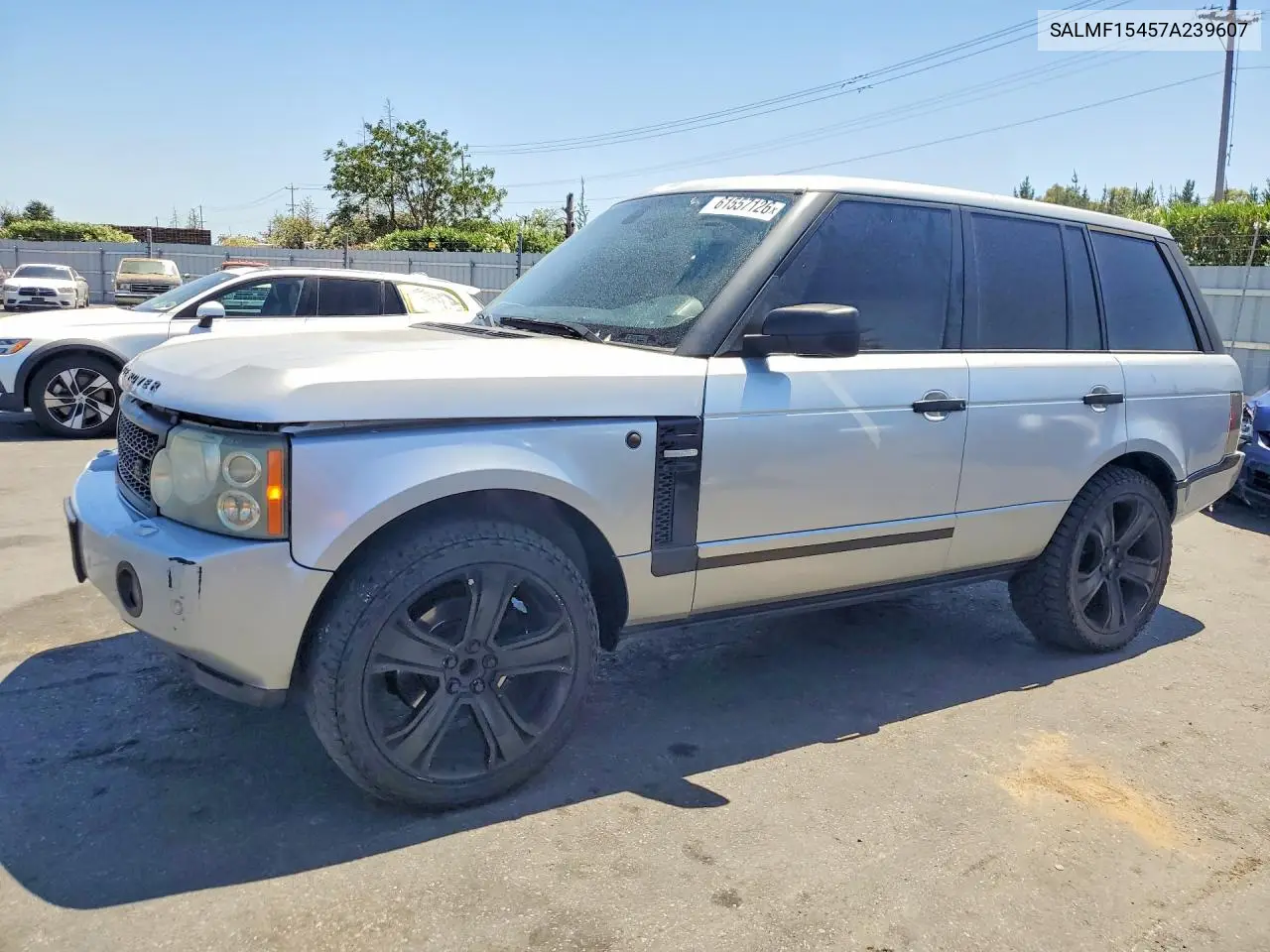 2007 Land Rover Range Rover Hse VIN: SALMF15457A239607 Lot: 61557126