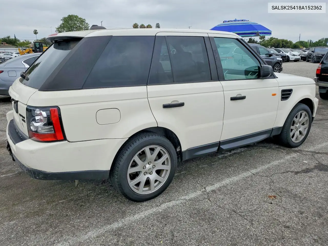 2008 Land Rover Range Rover Sport Hse VIN: SALSK25418A152362 Lot: 57967246