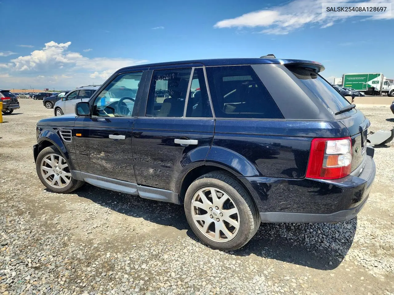 2008 Land Rover Range Rover Sport Hse VIN: SALSK25408A128697 Lot: 58655836