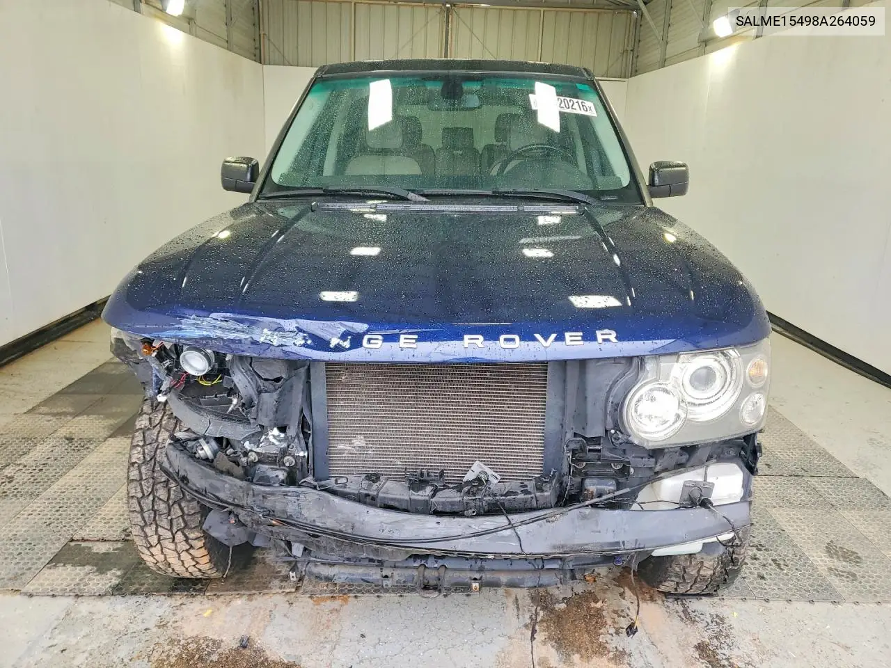 2008 Land Rover Range Rover Hse VIN: SALME15498A264059 Lot: 59020216