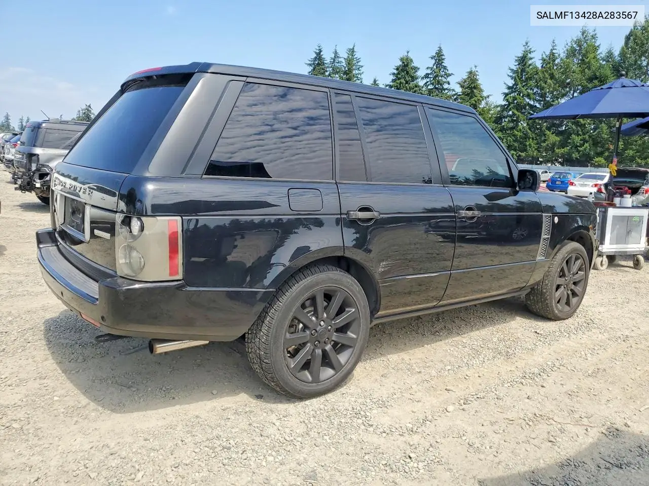 2008 Land Rover Range Rover Supercharged VIN: SALMF13428A283567 Lot: 62002636