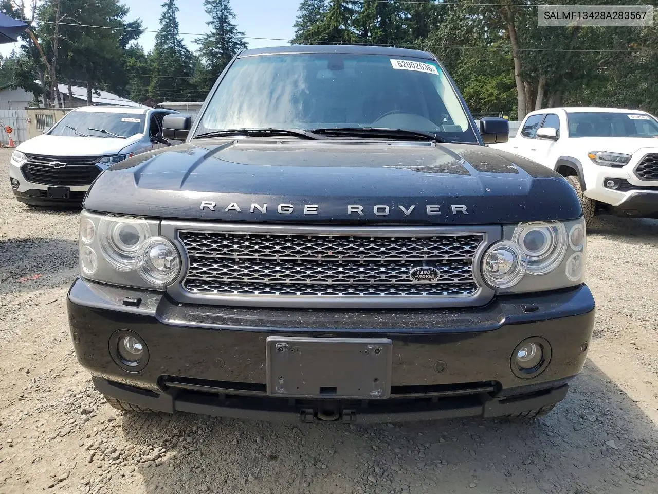 2008 Land Rover Range Rover Supercharged VIN: SALMF13428A283567 Lot: 62002636