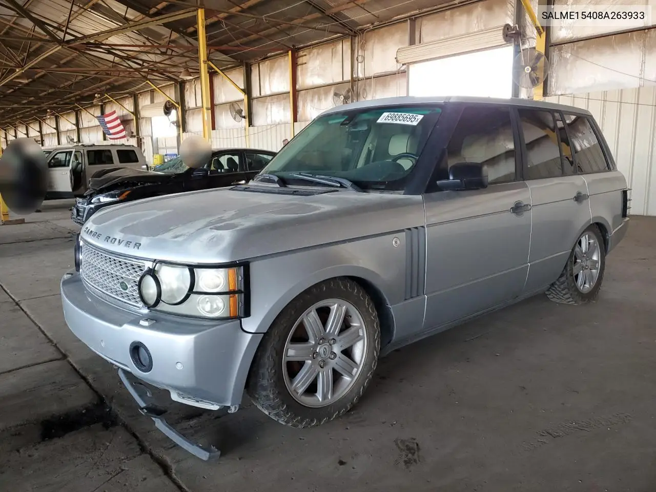 SALME15408A263933 2008 Land Rover Range Rover Hse