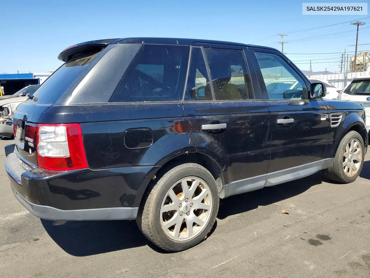 2009 Land Rover Range Rover Sport Hse VIN: SALSK25429A197621 Lot: 60186446