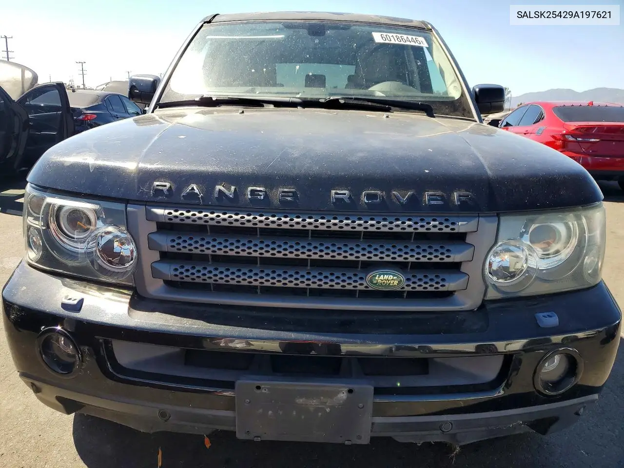 2009 Land Rover Range Rover Sport Hse VIN: SALSK25429A197621 Lot: 60186446